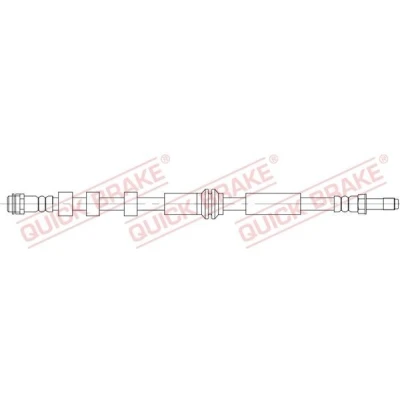 Billede af QUICK BRAKE 32.822 Bremseslange 411 M10x1