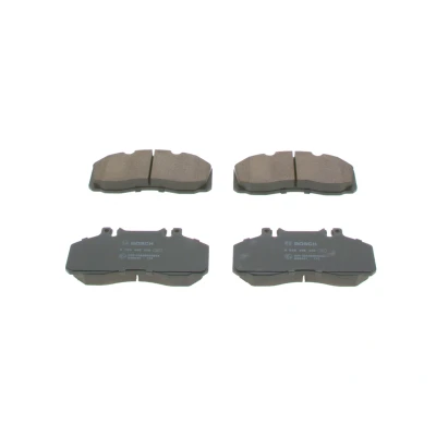 Billede af BOSCH 0 986 468 350 Bremseklodser Low Metallic med monteringsvejledning MERCEDES BENZ: Vario Van / Stationcar, E klasse Sedan