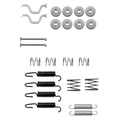 Billede af TEXTAR 97034700 Tilbehørssæt, parkeringsbremsebakker TOYOTA: RAV4 II SUV, Land Cruiser Prado 90, LEXUS: LS II, GS I