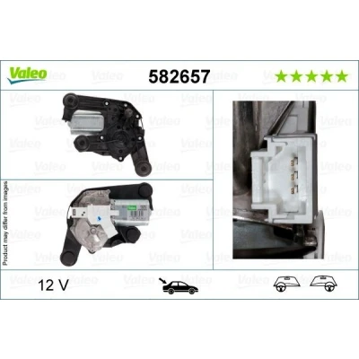 Billede af VALEO 582657 Viskermotor 12 bag til venstre /højrestyring CITROËN: DS3 Hatchback