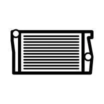Billede af NRF 53742A Radiator Aluminium 672mm 378mm 32mm Mekanisk fuget køleripper