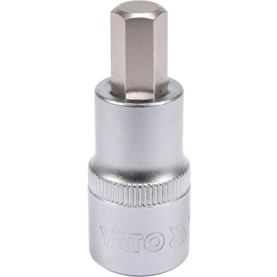 Billede af YATO YT 04385 Skraldenøgleindsats (Hexagon) DIN3120 10 Krom vanadium stål, Værktøjsstål