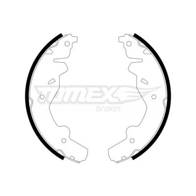 Billede af TOMEX brakes TX 23 19 Bremsebakker bagaksel 250 57