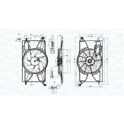 Billede af Ventilator, motorkøling MAGNETI MARELLI 069422834010