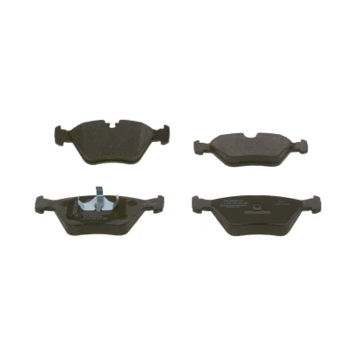 Billede af BOSCH 0 986 424 828 Bremseklodser Low Metallic med stempelklips, anti knirke plade JAGUAR: XJ Sedan, XK 8 Cabriolet, Coupe