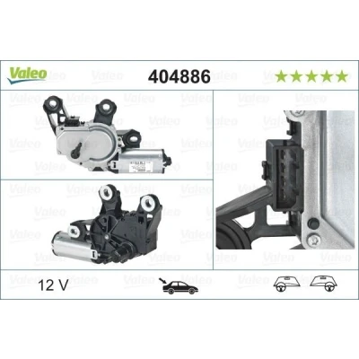 Billede af VALEO ORIGINAL PART 404886 Viskermotor 12 bag til venstre /højrestyring SKODA: Fabia 1 Combi, I Hatchback, Octavia VOLKSWAGEN: Golf 4