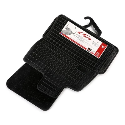 Billede af FROGUM 0397 Gulvmåttesæt Gummi foran og bagved 4 sort Skrædderlavet VOLKSWAGEN: Golf 7, SEAT: Leon III Hatchback