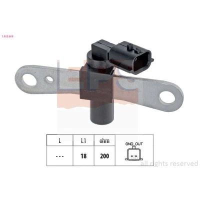 Billede af EPS 1.953.658 Impulsensor Made in Italy OE Equivalent RENAULT: CLIO 2, LAGUNA 2