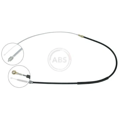 Billede af A.B.S. K18346 Håndbremsekabel 1558 Skivebremse til venstre /højrestyring VOLKSWAGEN: Touran I