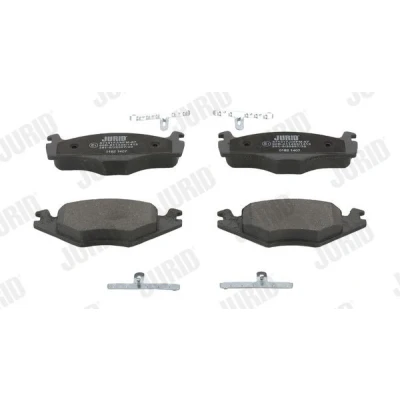 Billede af JURID 571317J Bremseklodser Ikke forberedt til slidindikator med tilbehør VOLKSWAGEN: GOLF 3, 2, 1 Cabriolet, SEAT: Ibiza 2