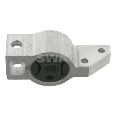 Billede af SWAG 30 92 7069 Bøsning med holder venstre foraksel, nede, bag Aluminium, Gummi VOLKSWAGEN: Touran I, Golf 6, 5, SKODA: Octavia II Hatchback