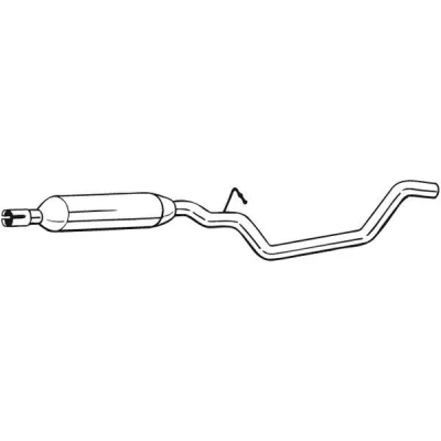 Billede af BOSAL 283 937 Midterste Lyddæmper VOLKSWAGEN: Passat B6 Sedan, Variant