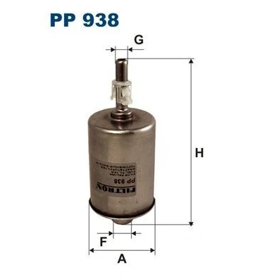 Billede af FILTRON PP 938 Brændstoffilter Ledningsfilter 20 9,5