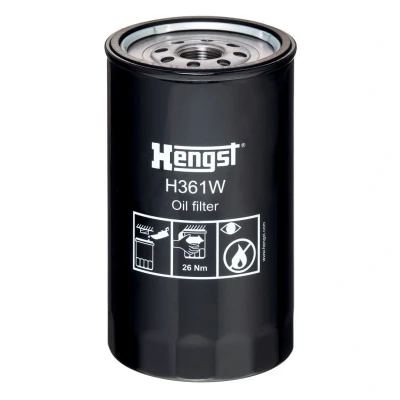 Billede af HENGST filter H361W Oliefilter M22x1,5 Påskruet