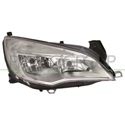 Billede af PRASCO OP4164903 Forlygter højre H7/H7 krom med indstillingsmotor for LWR OPEL: Astra J Hatchback