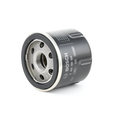 Billede af BOSCH 0 451 104 025 Oliefilter M 20 x 1,5 med en returløbs stop ventil Påskruet filter RENAULT: CLIO 3, TWINGO 2, DACIA: LOGAN MCV 2