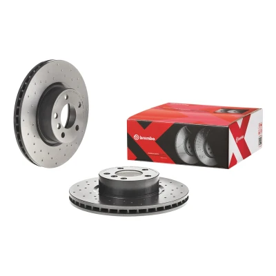 Billede af BREMBO 09.B570.1X Bremseskiver 328 28 5 perforeret/indv. ventileret coatet højkarboniseret med skruer BMW: X3