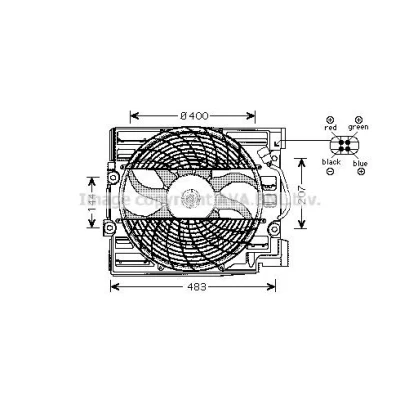 Billede af PRASCO BW3351 Oliekøler, automatisk gearkasse Aluminium