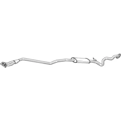 Billede af BOSAL 293 009 Midterste Lyddæmper BMW: 3 Sedan, Touring