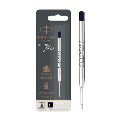 Billede af Parker Quinkflow Mine F black Ballpoint Pen (Blister) Skriveartikler
