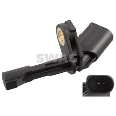 Billede af SWAG 32 92 3810 ABS Sensor Bagaksel venstre VOLKSWAGEN: Touran I, GOLF 6, Passat B6 Variant, SKODA: Octavia 2 Combi, Superb II Stationcar