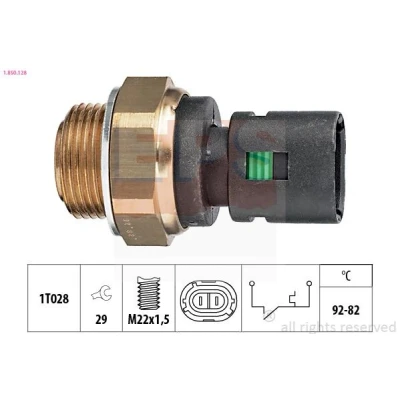 Billede af Temperaturkontakt, kølerventilator EPS 1.850.128