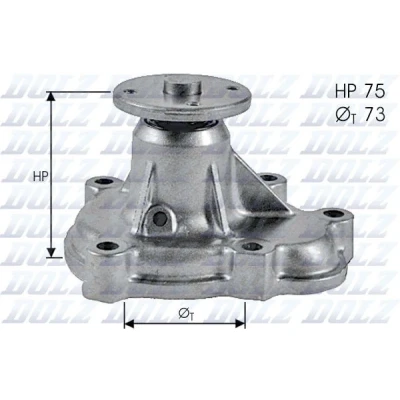 Billede af DOLZ O143 Vandpumpe OPEL: Astra G CC, Vectra B Sedan, F CC