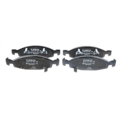 Billede af BOSCH 0 986 424 666 Bremseklodser Low Metallic med akustisk advarsel for slid stempelklips, anti knirke plade JEEP: GRAND CHEROKEE 2