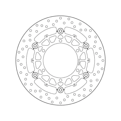 Billede af BREMBO Bremseskive Floating Disk, Serie Oro foran 305mm 5mm 6 hullet, todelt bremseskive, flydende 78B40846 Bremseskiver, Skivebremser
