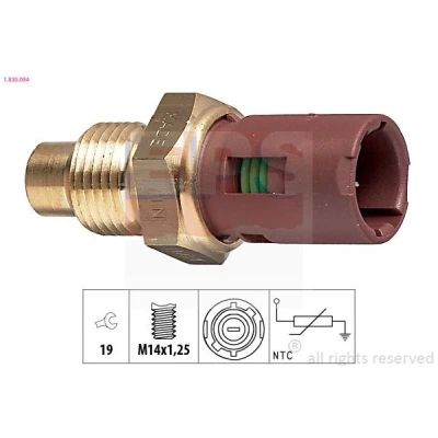 Billede af EPS 1.830.094 Kølevæsketemperatur Sensor Made in Italy OE Equivalent RENAULT: 25