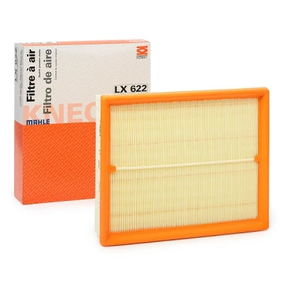 Billede af MAHLE ORIGINAL LX 622 Luftfilter 57,3 213 254,0 Filterindsats BMW: 5 Sedan, Touring, X5, VOLKSWAGEN: Passat B6 B5 GP Variant