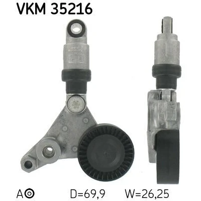 Billede af SKF VKM 35216 Strammehjul OPEL: Vectra C CC, Caravan, SAAB: 9 5 Stationcar