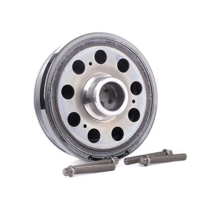 Billede af FEBI BILSTEIN 37420 Remskive Krumtapaksel 6PK 185 5 med skruer, til krumtap BMW: Touring, 3 Sedan, Touring
