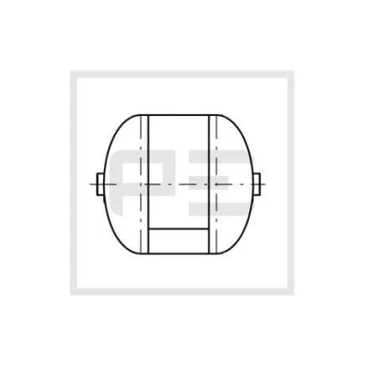 Billede af PETERS ENNEPETAL 146.503 80A Lufttank, trykluftanlæg VOLVO: FM 12