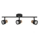 Billede af LEDVANCE LED loftspot Cork, GU10, 3 lys, lang, sort