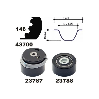 Billede af MAPCO 23700 Tandremssæt 146 OPEL: Corsa D Hatchback, Vectra C Caravan, Insignia A Sports Tourer, FIAT: Stilo CHEVROLET: Cruze Hatchback