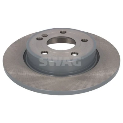 Billede af SWAG Bremseskive MERCEDES BENZ: A klasse, CLA Coupe, B klasse bagaksel 11mm 5 hul 112mm fuldstændigt coatet 33 10 6603 2474230112,A2474230112