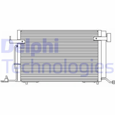 Billede af DELPHI TSP0225176 Kondensator med tørrer 14 CITROËN: Berlingo / First I