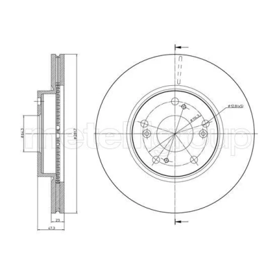 Billede af Bremseskive METELLI 23 0932C