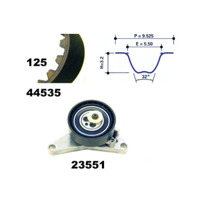 Billede af MAPCO 73535 Tandremssæt 125