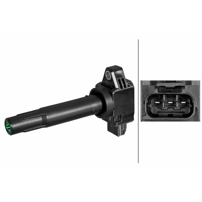Billede af HELLA 5DA 358 290 191 tændspole 3 polet Tændrørsholder SUZUKI: SX4 II S Cross