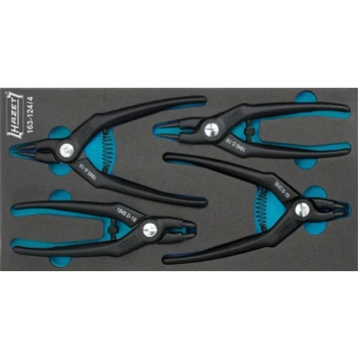 Billede af HAZET 163 124/4 Tangsæt, sikringsringe 342 Safety Insert System 4