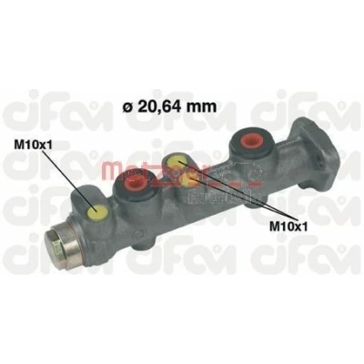 Billede af METZGER 202 066 Bremsehovedcylinder 20,6 CIFAM FIAT: Panda I Hatchback, Uno Hatchback