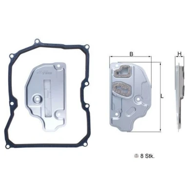 Billede af MAHLE ORIGINAL HX 150KIT Hydraulikfiltersæt, automatgearkasse med pakning VOLKSWAGEN: Touran I, Golf 5, SEAT: Altea