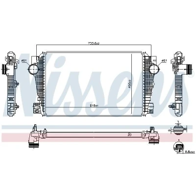 Billede af NISSENS 96258 Intercooler