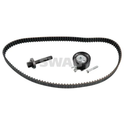 Billede af SWAG 50 92 9958 Tandremssæt 117 med skruer afrundet tandprofil incl. remstrammer FORD: FIESTA 6, MONDEO 4 Turnier, C Max 2, VOLVO: V50
