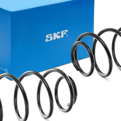 Billede af SKF VKDL 31037 Fjeder foraksel skruefjeder med ensartet tråddiameter hvid (4x), grøn (2x) uden bøsning VOLKSWAGEN: Polo V Hatchback, SEAT: Ibiza 4