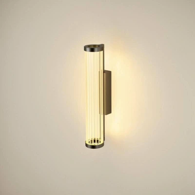 Billede af SLV LED væglampe Quimera, bronzefarvet, højde 41 cm, CCT