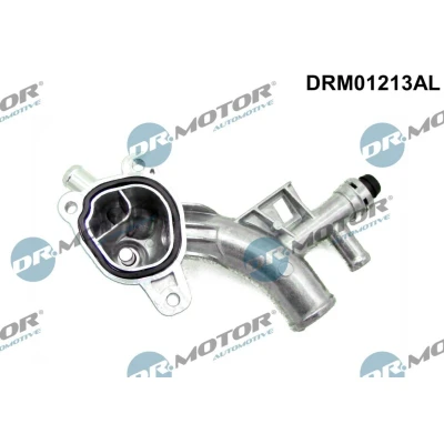 Billede af DR.MOTOR AUTOMOTIVE DRM01213AL Kølemiddelflange Aluminium med sensor OPEL: Astra J Sports Tourer, Hatchback, Corsa E Hatchback
