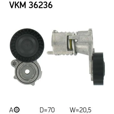 Billede af SKF VKM 36236 Strammehjul VOLVO: V50, FORD: Focus 2